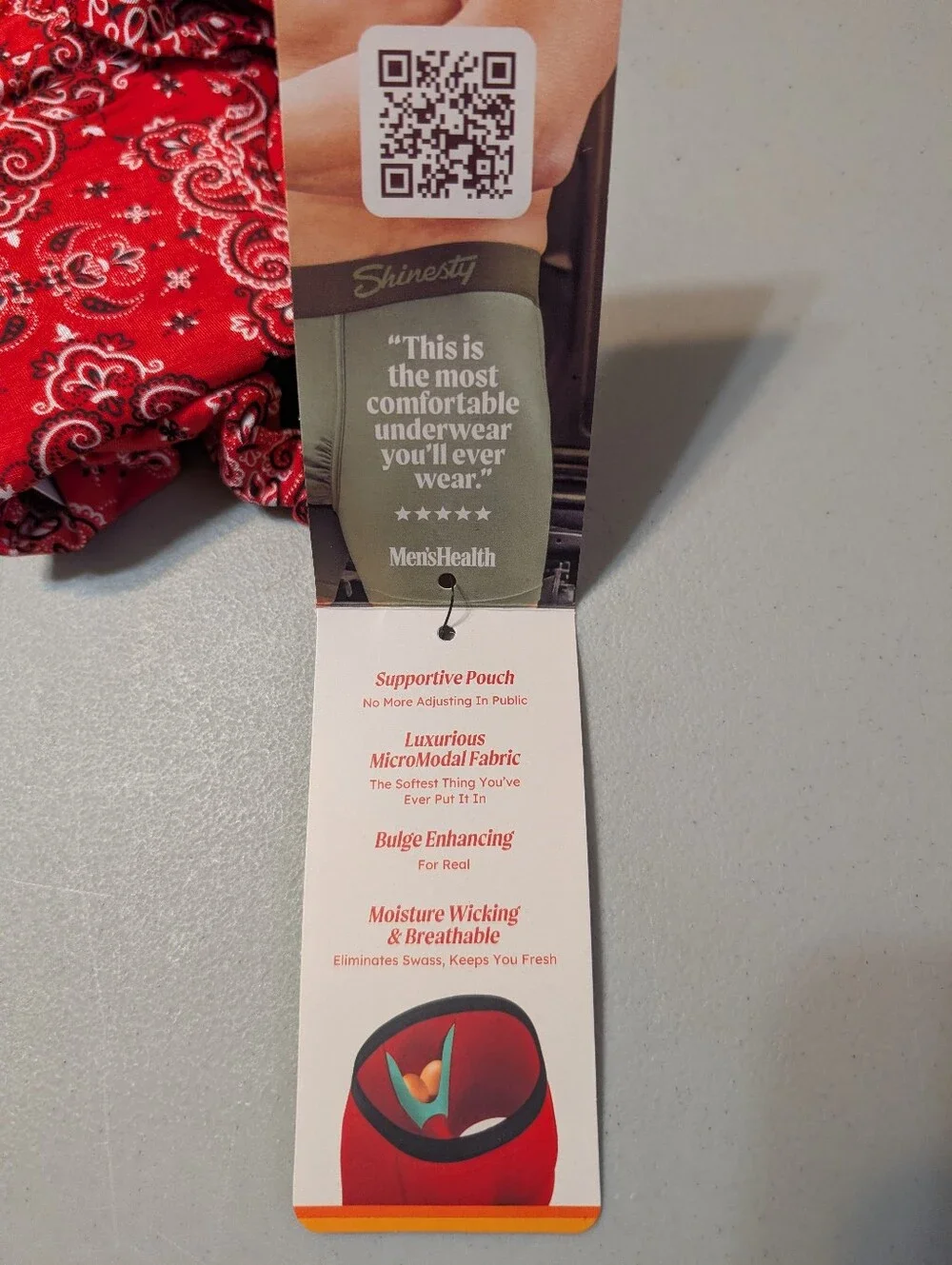 NWT Shinesty bandana ball hammock underwear, XL